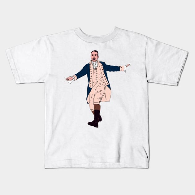 Alexander Hamilton Kids T-Shirt by iceiceroom